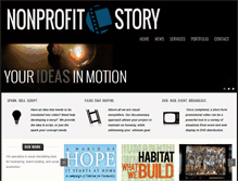 Tablet Screenshot of nonprofitstory.com